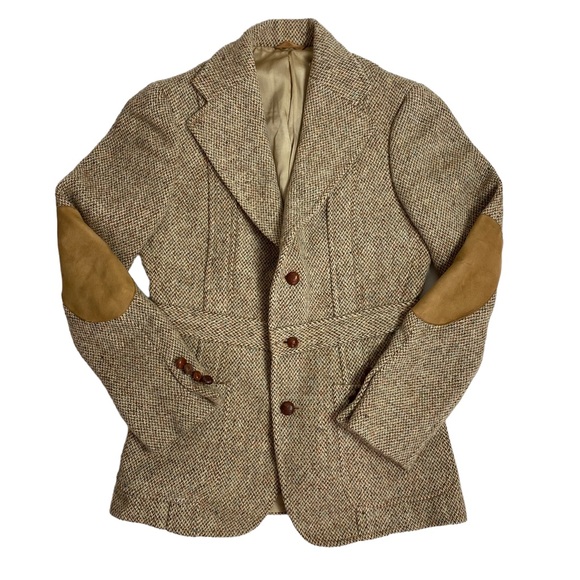 Vintage Jackets & Coats Vintage T Jones Herringbone Tweed Blazer